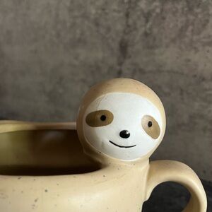 Sloth ceramic coffee mug